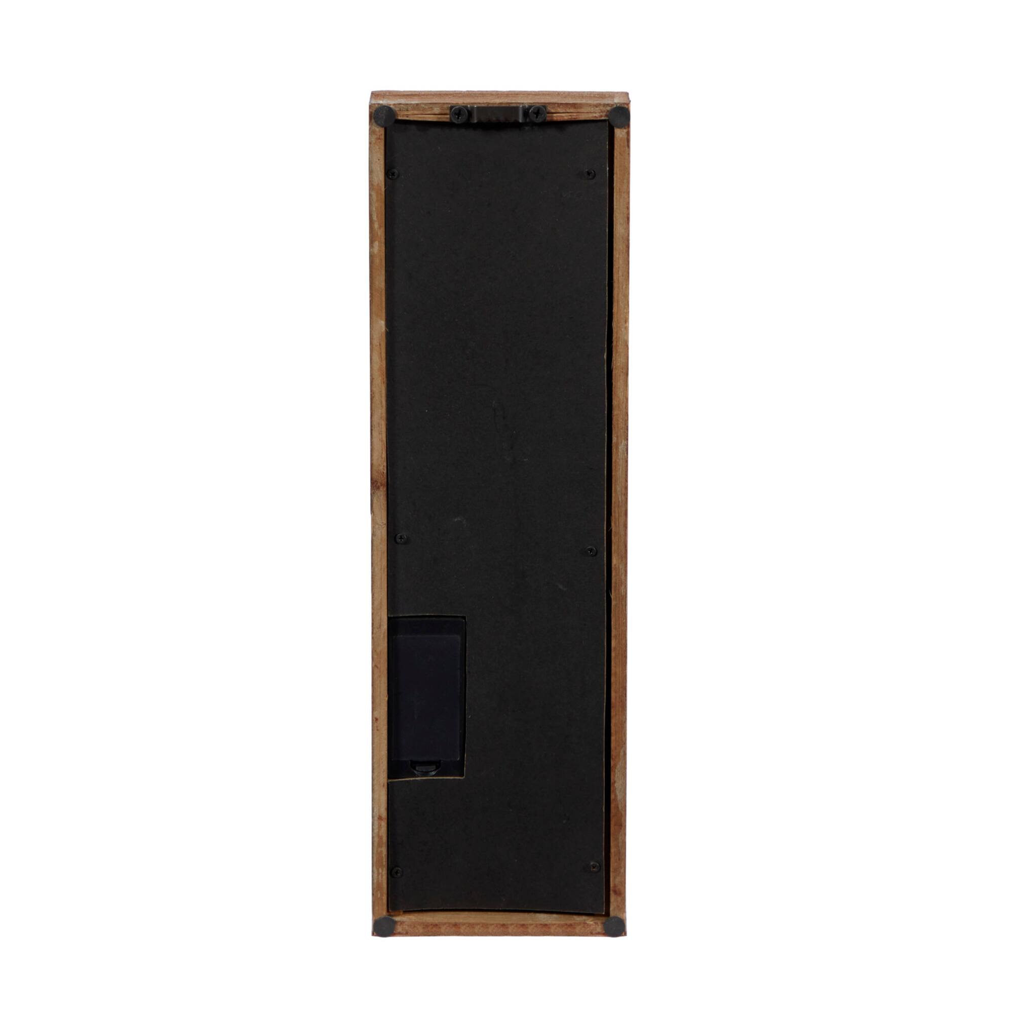 15" Brown Iron Industrial LED Wall Sconce